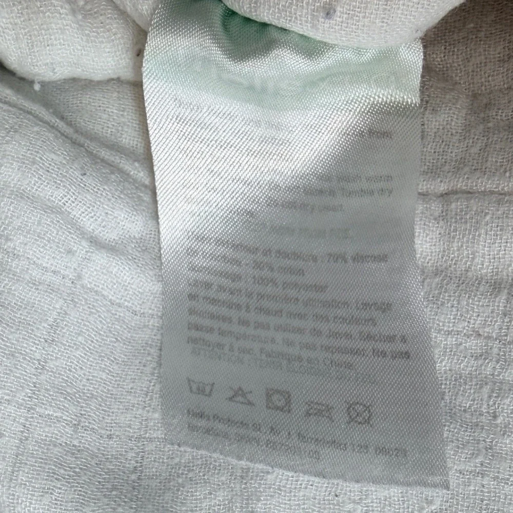 molis & co Sleep Bag Unisex Medium White Woodland Muslin Wearable Blanket Zipper